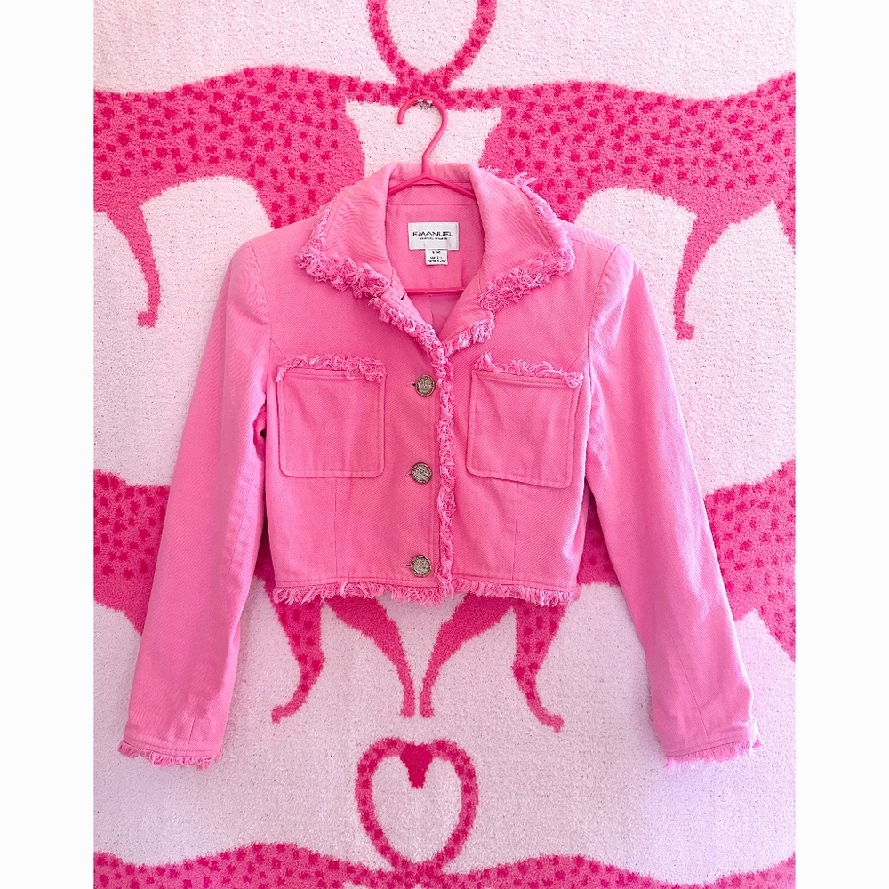 💖Vintage EMANUEL UNGARO Jean Jacket💖